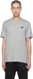 Nike Gray Sportswear Club T-Shirt