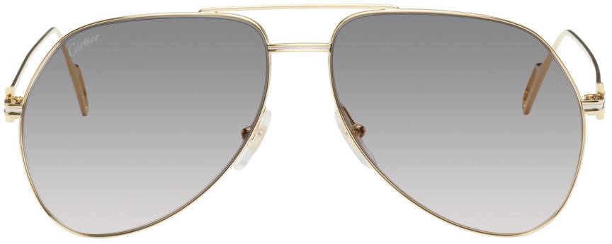 Cartier Gold Aviator Sunglasses Cartier