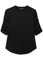 Veronica Beard Waldorf Cotton T-shirt Black