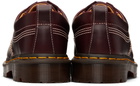 Dr. Martens Burgundy Lowell Leather Moc Toe Derbys