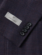 Canali - Balance Wool and Silk-Blend Blazer - Burgundy
