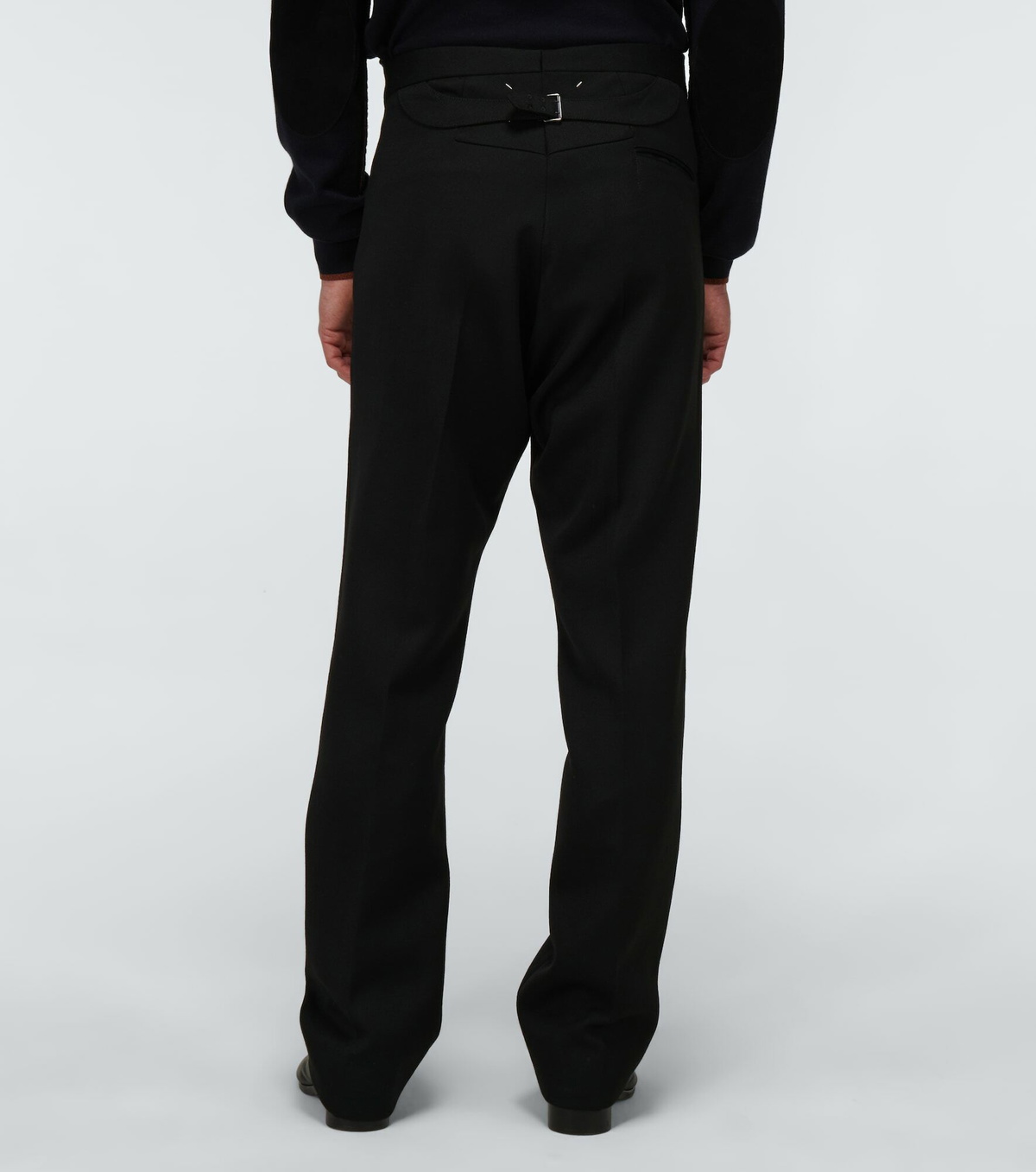 Maison Margiela Beige Polyester Casual Pants