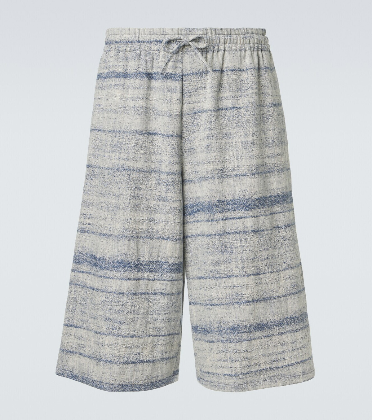 Loewe Paula's Ibiza denim jacquard Bermuda shorts