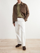 De Bonne Facture - Brushed Merino Wool Sweater - Green