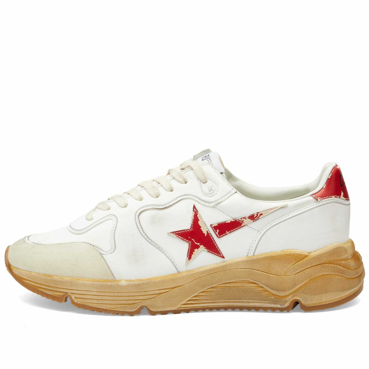 スニーカー GOLDEN GOOSE Men Sneakers 412011 GMF00333F006901 WHITE Golden Goose Mens Super-Star sneakers with star and glitter