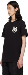 Moncler Black Felted T-Shirt