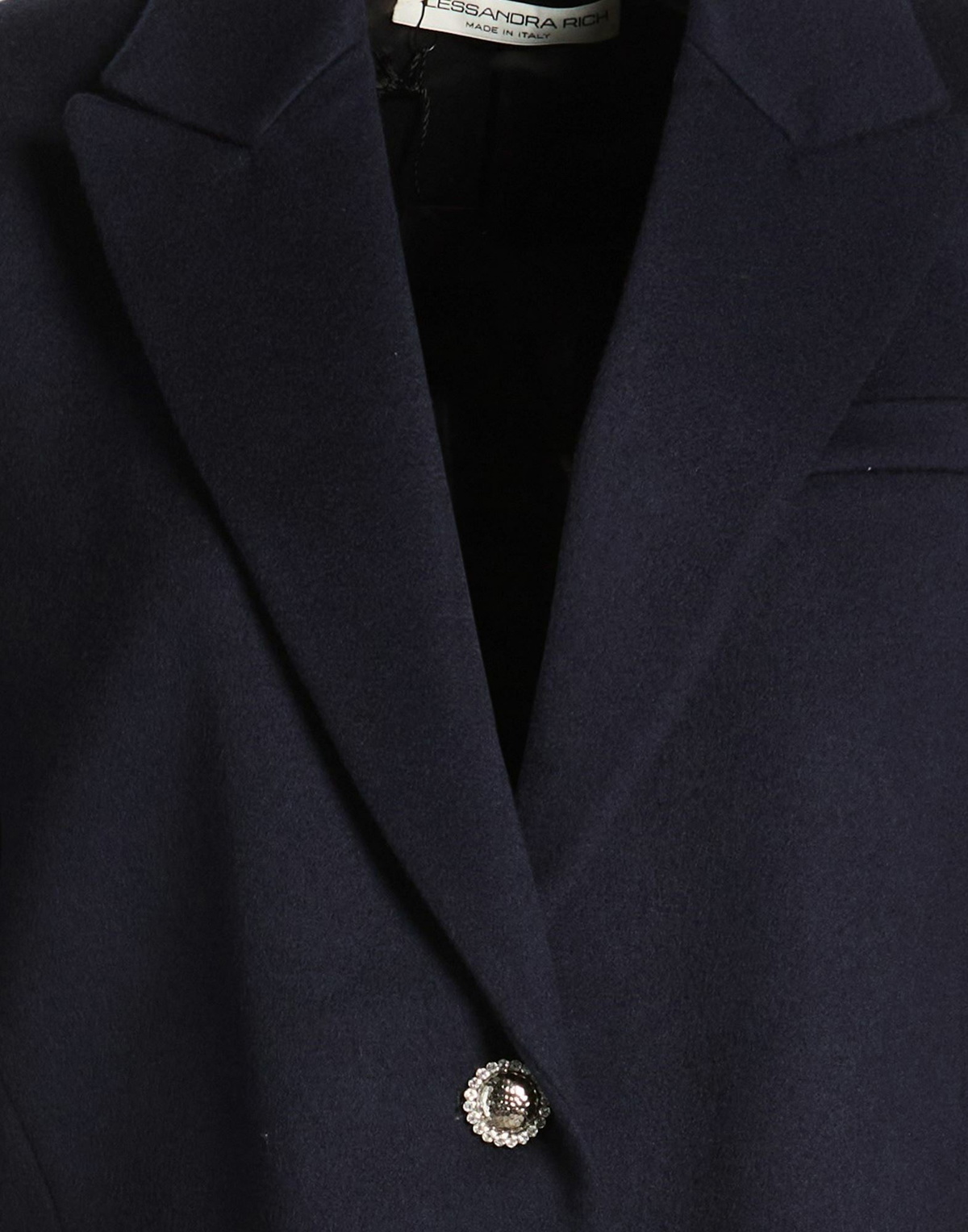 Alessandra Rich Womens Blazer Midnight in Blue