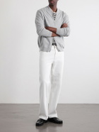 John Smedley - 16.Singular Merino Wool Zip-Up Cardigan - Gray