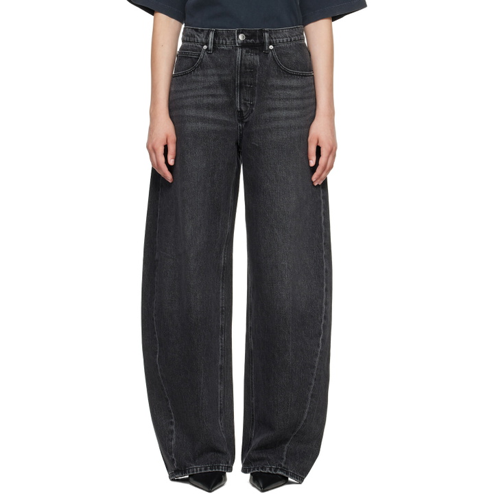Photo: Alexander Wang Black Crystal Blow Up Jeans