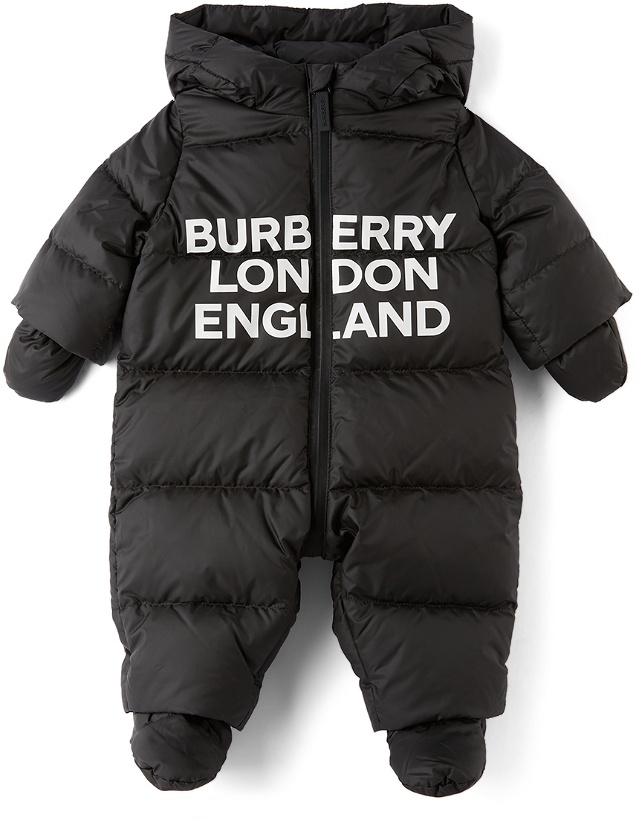Photo: Burberry Baby Down N6-River Puffer Snowsuit
