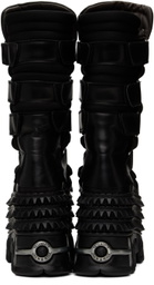VETEMENTS Black New Rock Edition Tower Boots