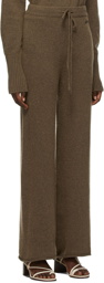 DRAE Brown Knit Deen Lounge Pants