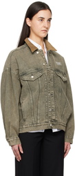 Moschino Jeans Gray 12 oz Vintage Denim Jacket