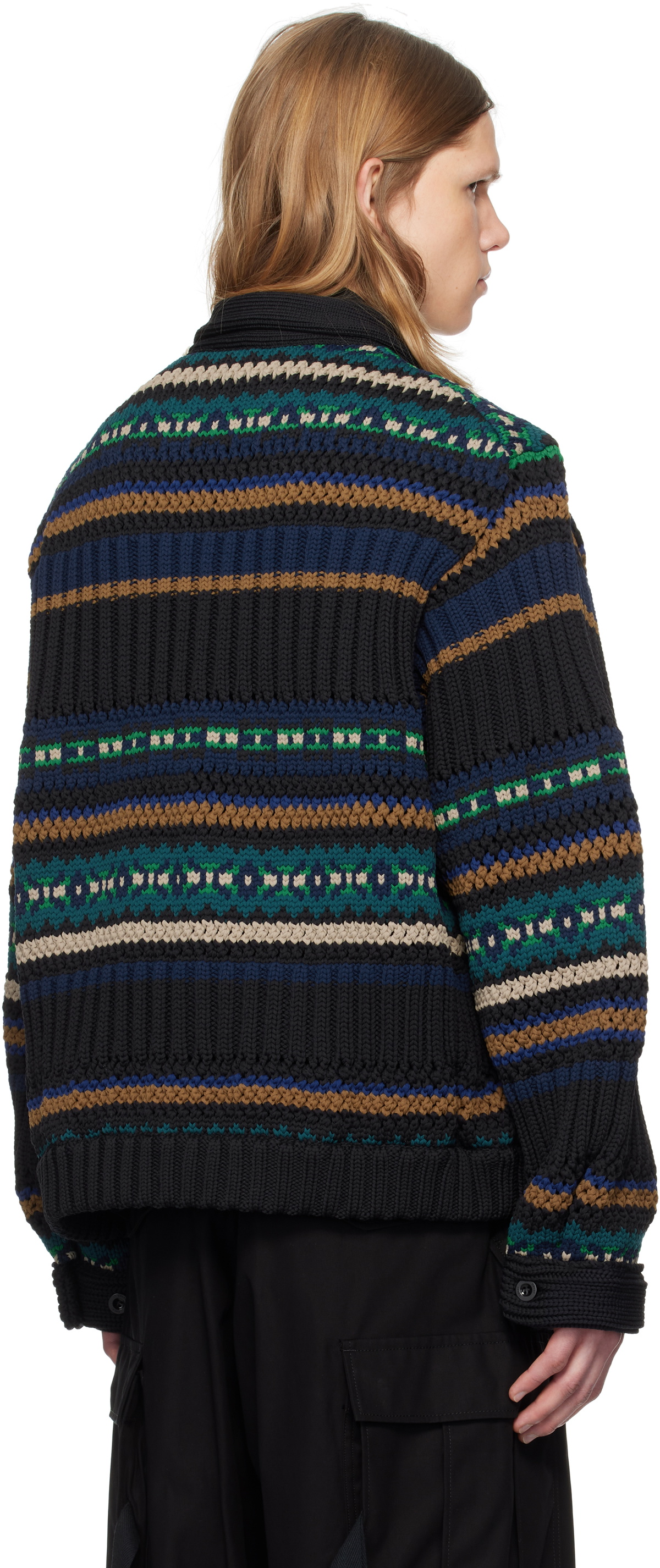 Sacai Suiting Knit Cardigan サイズ1 sacai] Suiting x Knit Cardigan – MaW SAPPORO