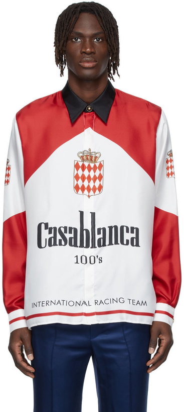 Photo: Casablanca Silk 'Casablanca 100's' Shirt