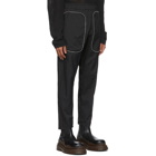 Arnar Mar Jonsson Black Ripstop Zip Lounge Pants