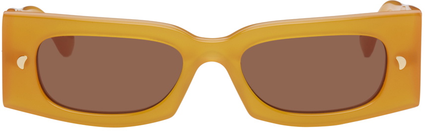 Nanushka - Leonie - Bio-Plastic Sunglasses - Orange Merino