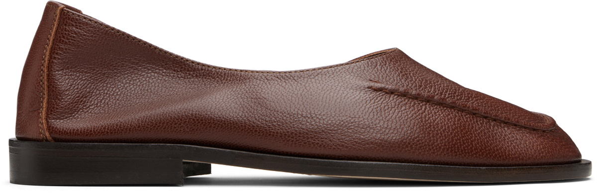 HEREU Brown Juliol Winter Supple Shiny Flats