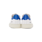 Axel Arigato White and Blue Clean 90 Triple Sneakers