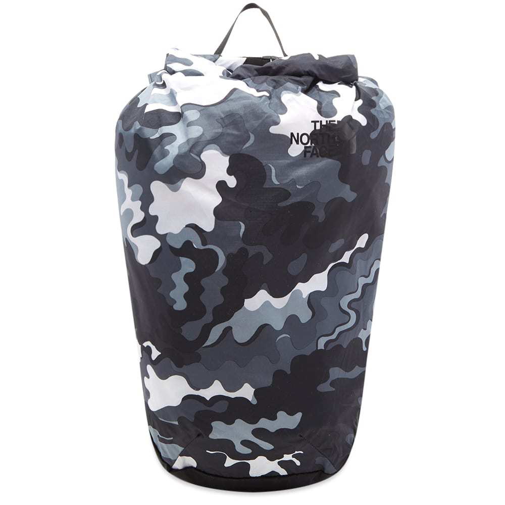 plan smal Corporation The North Face Psychedelic Camo Flyweight Rolltop Backpack The North Face