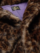 Needles - Leopard-Print Faux Fur Coat - Brown