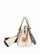 GUCCI - Web Detail Leather Handbag