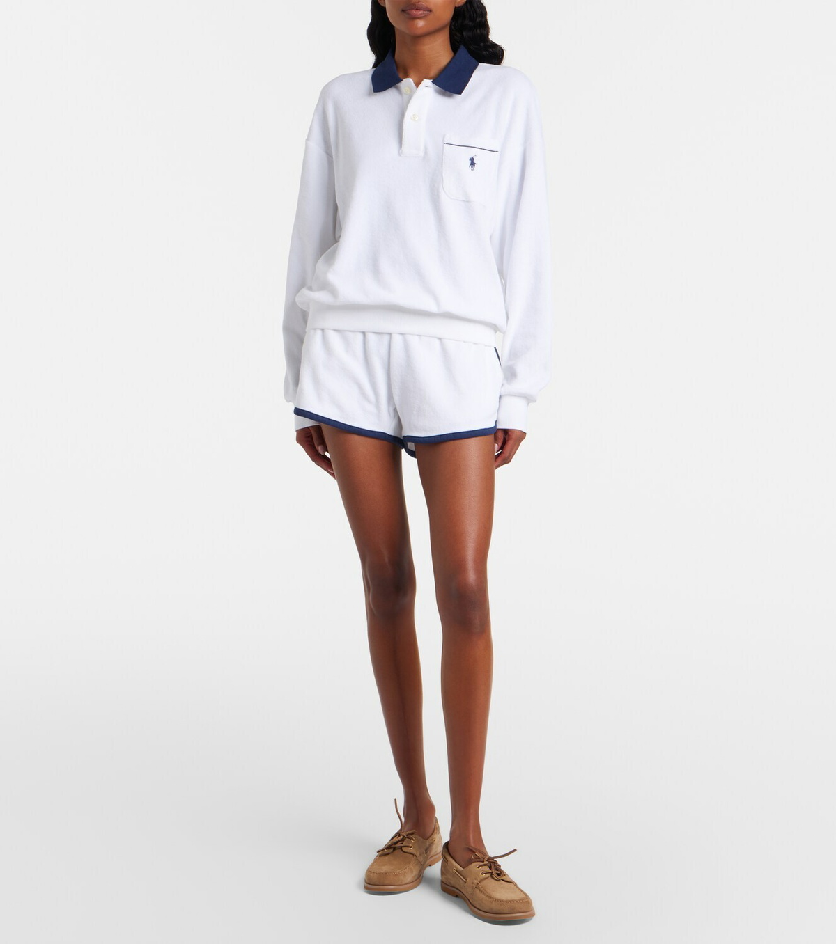 Polo Ralph Lauren Cotton-blend terry shorts
