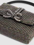 SELF-PORTRAIT Micro Chainmail Crystal Top Handle Bag