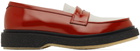 Adieu Red & White Type 5 Loafers