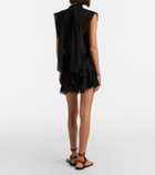 Marant Etoile Jocadia broderie anglaise cotton shorts
