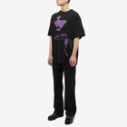 Raf Simons Men's Oversized Festival Fools T-Shirt in Black