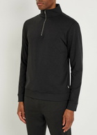 Vuori Coronado 1/2 Zip Stretch-jersey Sweatshirt Black