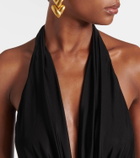 Tom Ford Gathered halterneck midi dress