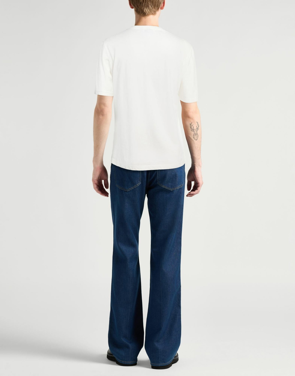 Lardini Mens T-shirt in Off white