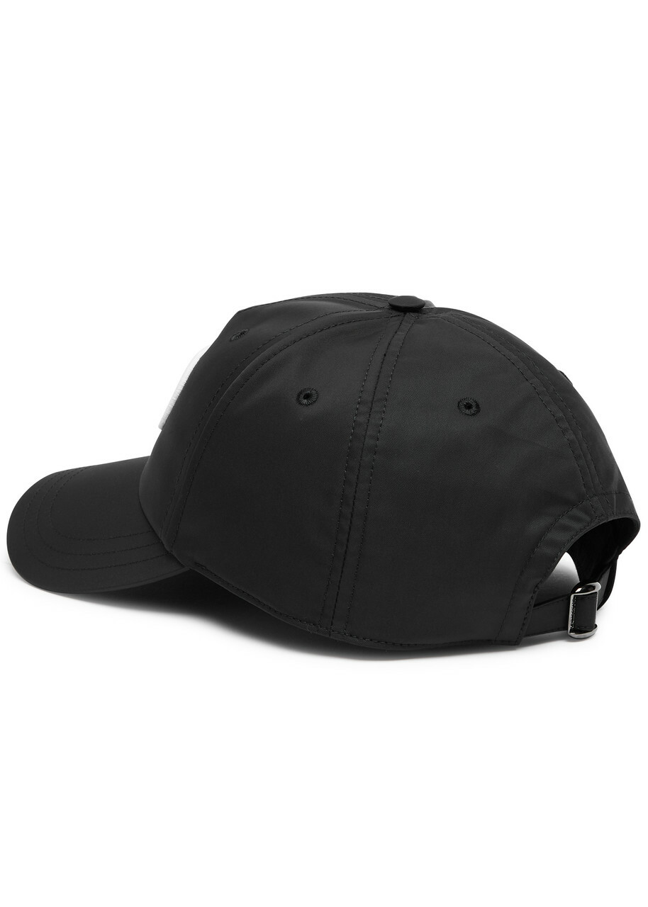 Valentino Vlogo-embroidered Shell cap Black
