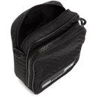 Versace Jeans Couture Black Chevron Logo Messenger Bag