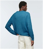 Loro Piana - Cashmere and linen crewneck sweater