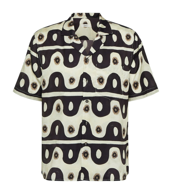 Photo: Commas Camp Collar printed shirt