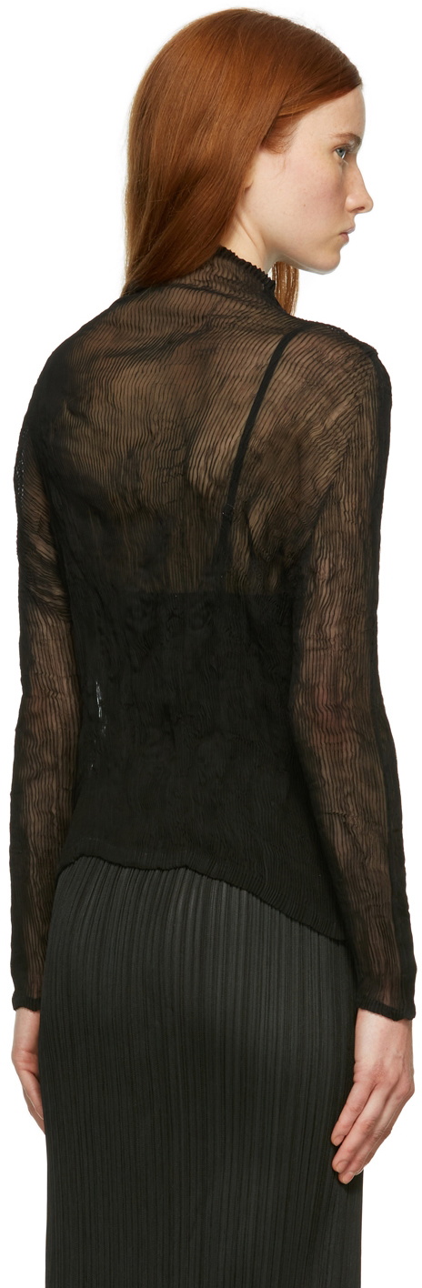 トップス ISSEY MIYAKE CHIFFON TWIST BLACK 0400020911782_BLACK?wid=600&