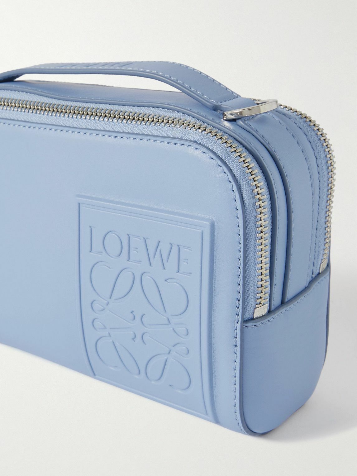 【LOEWE】ミニ ロゴ デボス レザー メッセンジャーバッグ ロゴ LOEWE - Mini Logo-Debossed Leather Messenger Bag Loewe