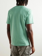 Stone Island - Logo-Appliquéd Cotton-Jersey T-Shirt - Green