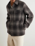 Rag & Bone - Austin Checked Wool-Blend Shirt Jacket - Brown