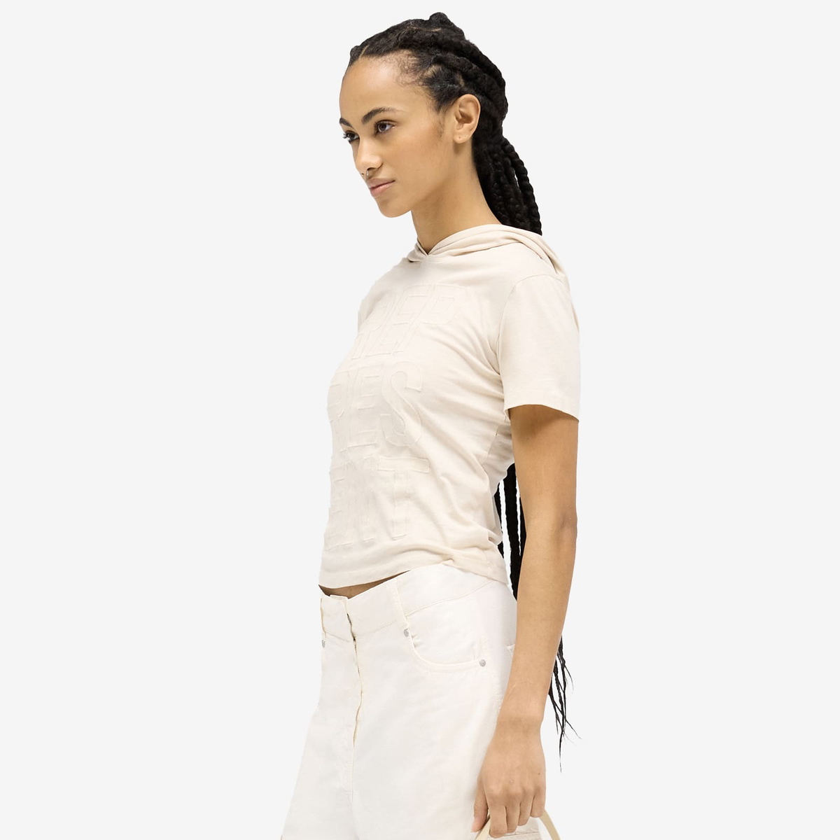 Represent Women's Brake Baby T-Shirt in Washed Cream