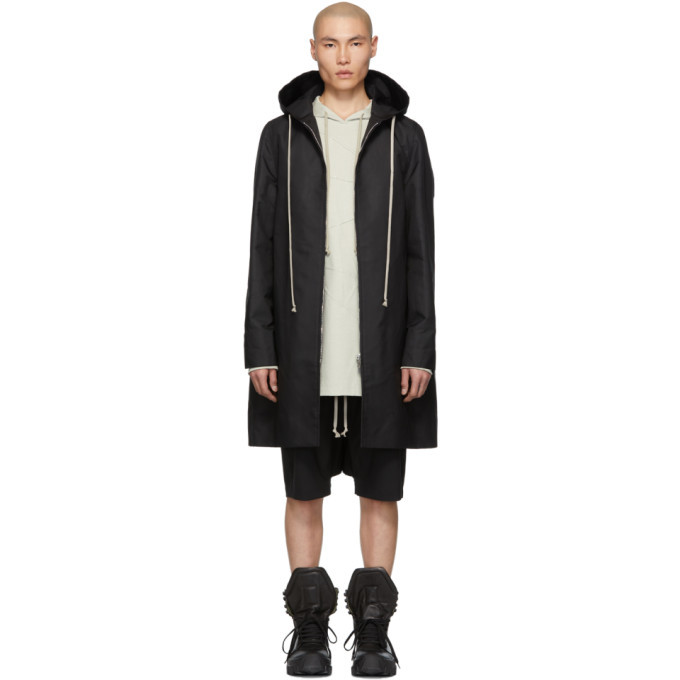 Rick Owens Black Jumbo Brother Coat Rick Owens