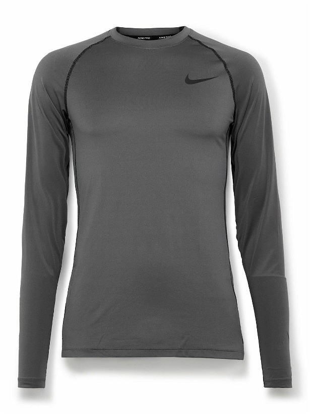 Photo: Nike Training - Essentials Slim-Fit Dri-FIT Top - Gray