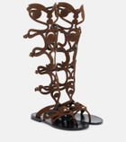 Pucci Suede gladiator sandals