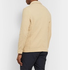 Séfr - James Double-Breasted Crochet-Knit Blazer - Neutrals