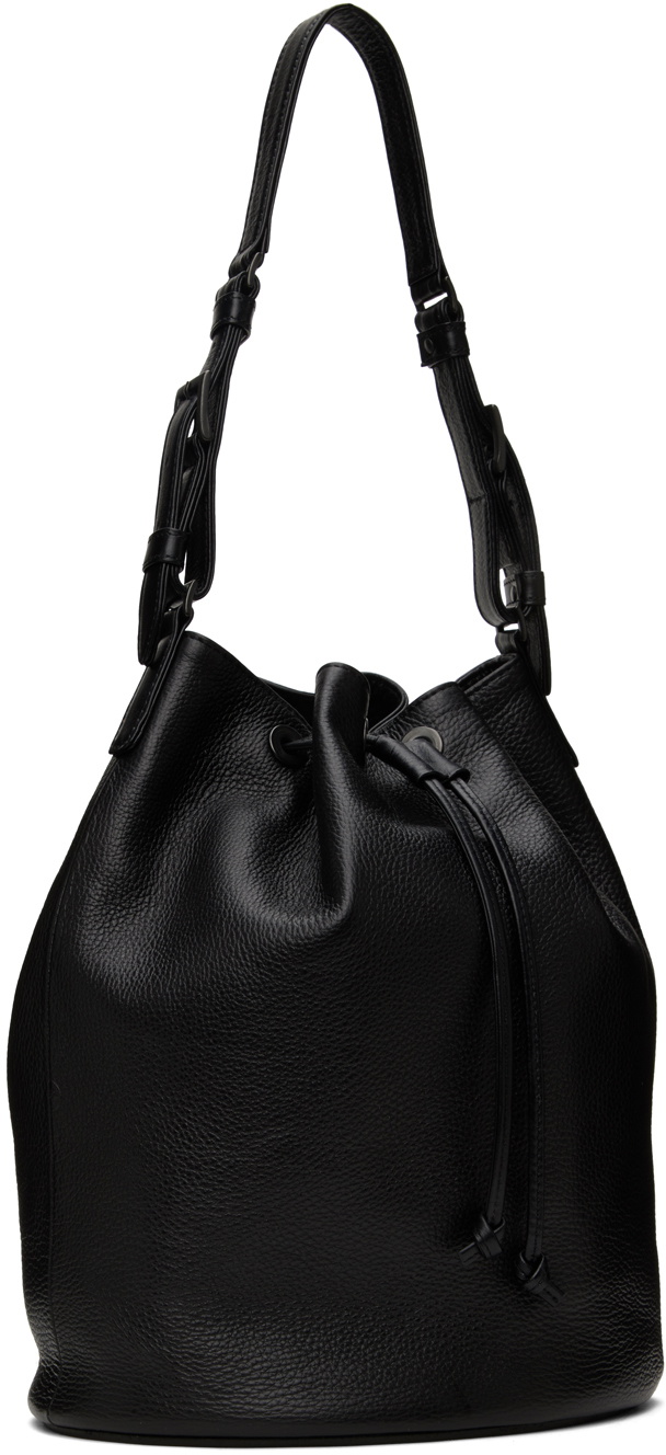 Y's Black Drawstring Shoulder Bag