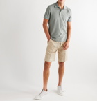 TOM FORD - Slim-Fit Cotton-Terry Polo Shirt - Gray