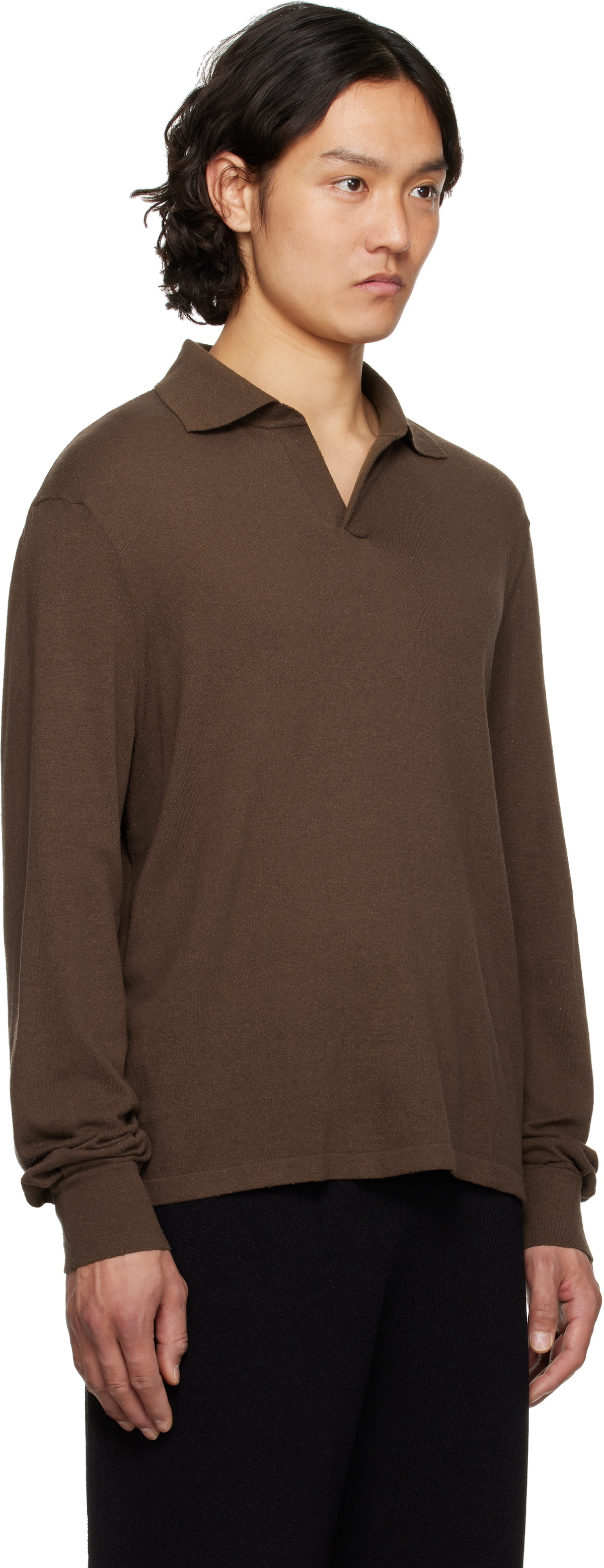 The Row Brown Stafford Polo